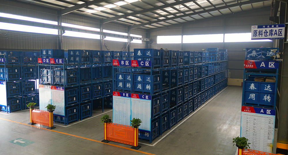 Materials zone at Hebei Chunda (interim plant photo).