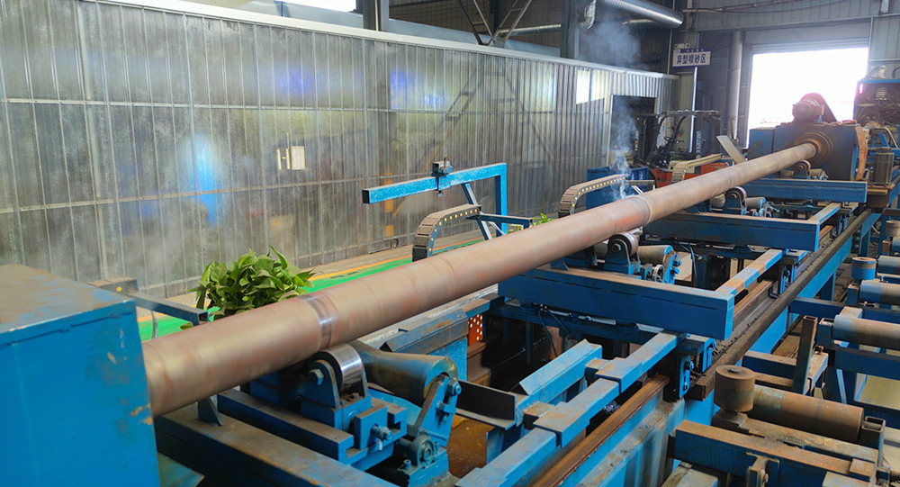 Heat treatment zone at Hebei Chunda (interim plant photo).
