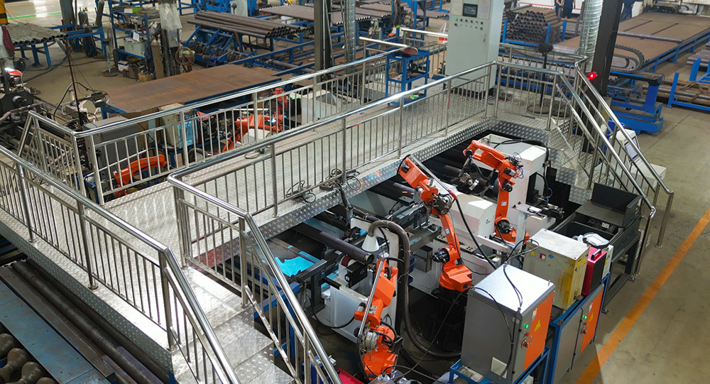 Heat treatment zone at Hebei Chunda (interim plant photo).