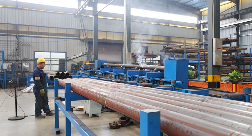 Heat treatment zone at Hebei Chunda (interim plant photo).