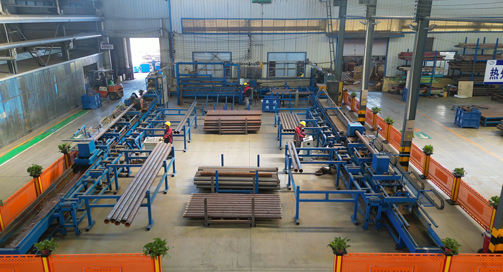 Welding zone at Hebei Chunda (interim plant photo).